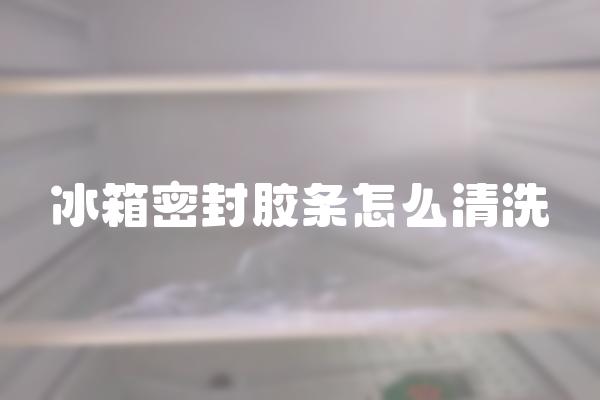 冰箱密封胶条怎么清洗