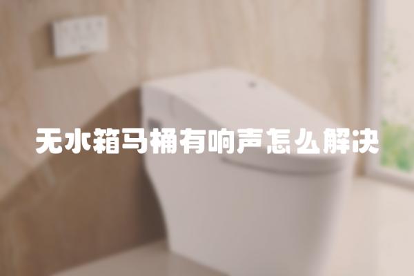 无水箱马桶有响声怎么解决